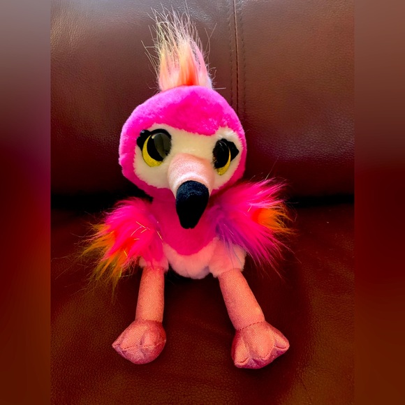ZURU 8” Coco Surprise Summer Pink Flamingo Plush Collectible Toy Holiday Gift - Picture 6 of 7